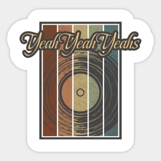 Yeah Yeah Yeahs Vynil Silhouette Sticker